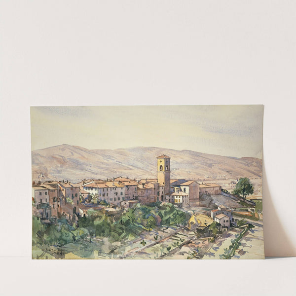 Poppi in the Casentino, Tuscany by Edward Darley Boit