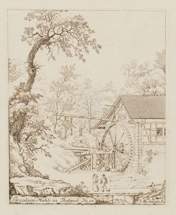 Porcalain Mühli in Thalweil (1770 - 1790)