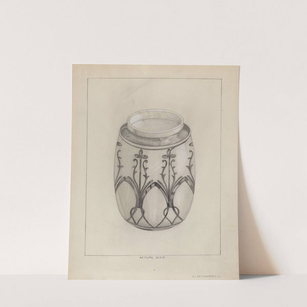 Porcelain Jar (c. 1936) by Raymond Manupelli