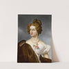 Porcelain Portrait Plaque Of Amalie Von Kruedener by Franz Xaver Thallmaier