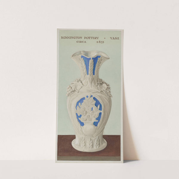 Porcelain Vase by Herbert Gallager