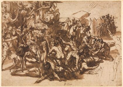 Poros Assailed by the Macedonian Army (c. 1545-47)