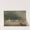 Port on a Stormy Day by George Chambers