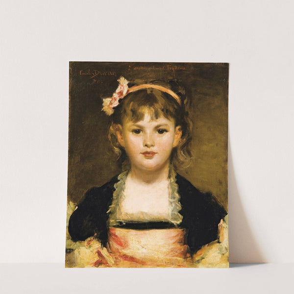Portait Of A Young Girl (1870) by Carolus-Duran