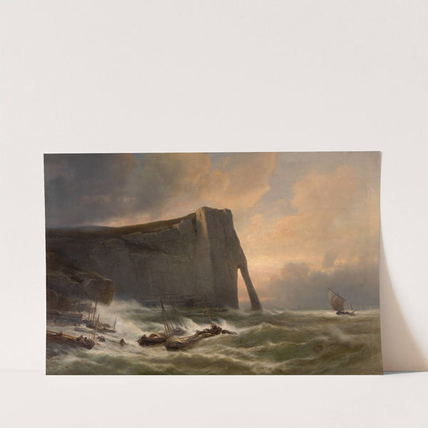 Porte d&#039; Aval in Etretat by Jacob Jacobs