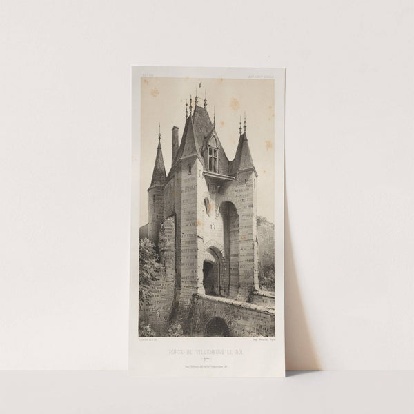 Porte de Villeneuve-Le-Roi (Yonne) (1860) by Victor Petit