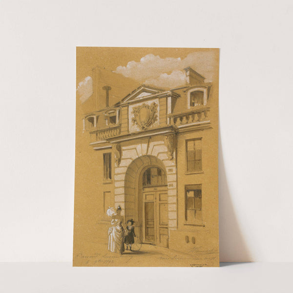 Porte d&#8217;entrée du 11 rue Servandoni, 6ème arrondissement (1892) by Jules-Adolphe Chauvet