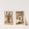 Porte Rouge, Notre-Dame, Paris et rue des Marmousets, Paris by Thomas Shotter Boys