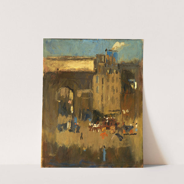 Porte St. Martin et Enterrement by Frank Edwin Scott