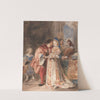 Portia and Bassanio by Richard Parkes Bonington