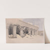 Portico of the Temple of Edfou [Idfû], Upper Egypt. Nov. 23rd, 1838. (1846-1849) by David Roberts