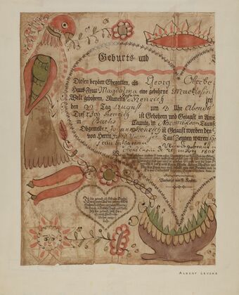 Portion of Birth Certificate