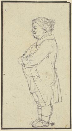 Portly old man
