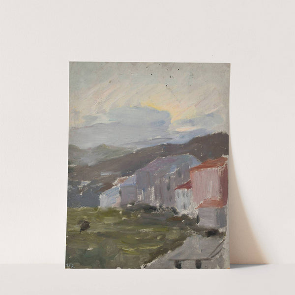 Porto Maurizia. From the journey to Italy by Jan Ciągliński