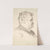 Portræt af Carl Locher, profil by Peder Severin Krøyer