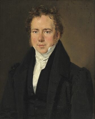 Portræt af Edward O’Ferrall greve Bourke