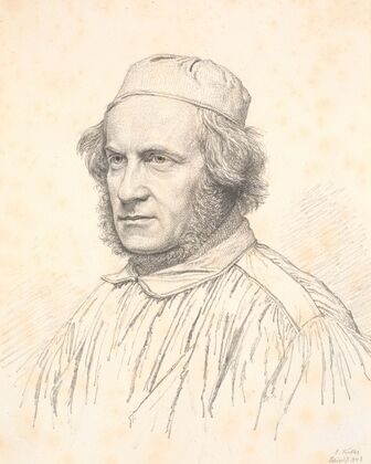Portræt af H.W.Bissen (1798-1868)