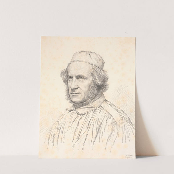 Portræt af H.W.Bissen (1798-1868) by Christen Købke
