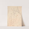 Portræt af kobberstikkeren J.F.Clemens. Trekvartfigur siddende i profil mog venstre (1777 – 1778) by Jens Juel