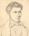 Portræt af kunstnerens bror, H.P.N.Købke (1812-39)