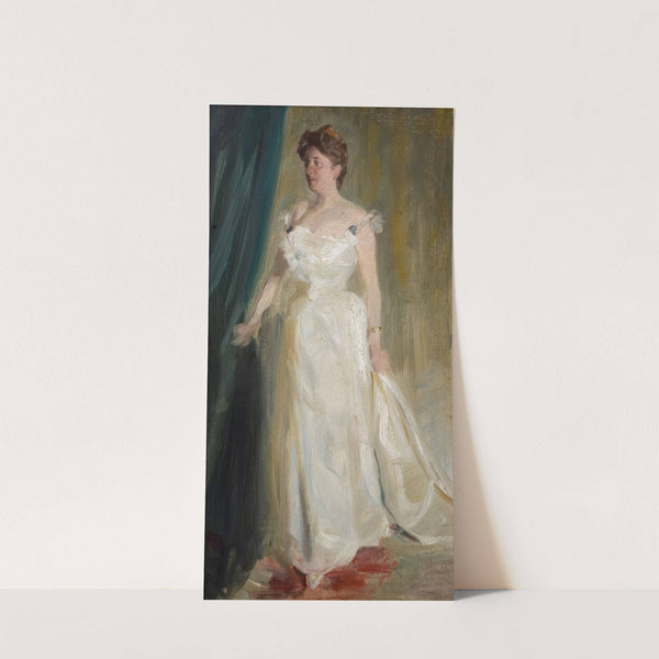 Portræt af lensgrevinde Lillie Suzanne Raben-Levetzau by Peder Severin Krøyer