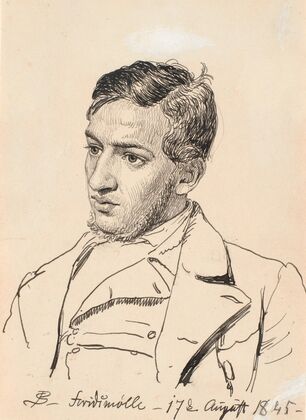 Portræt af maleren Carlo Dalgas.