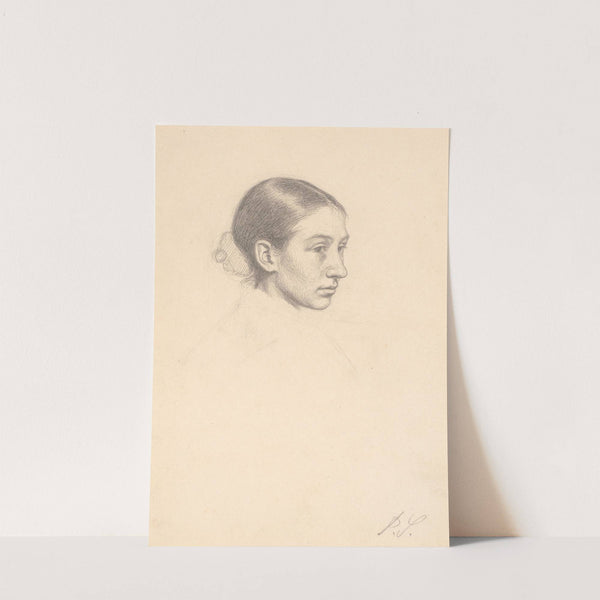 Portræt af Suzette Kathrine Skovgaard (gift Holten) by Joakim Skovgaard