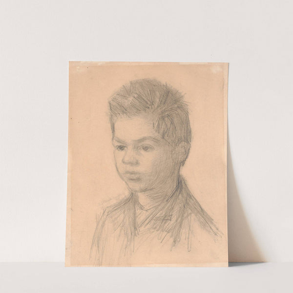 Portræt af Svend Hammershøi, kunstnerens bror by Vilhelm Hammershøi
