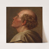 Portrætstudie, en Munk by Johan Ludvig Lund