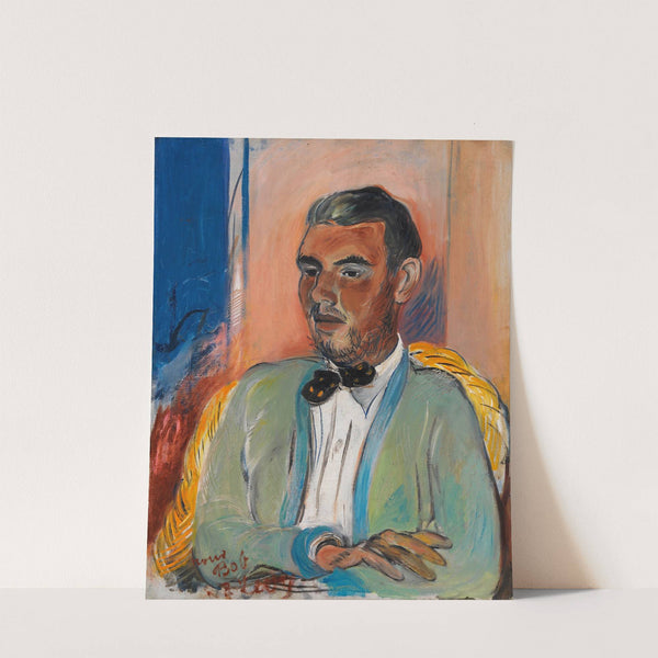 Portrait Bob Gesinus-Visser (1920) by Rudolf Levy