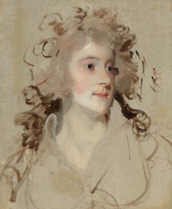 Portrait bust of a lady