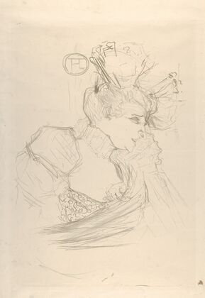 Portrait Bust of Mademoiselle Marcelle Lender (1895) — size preview