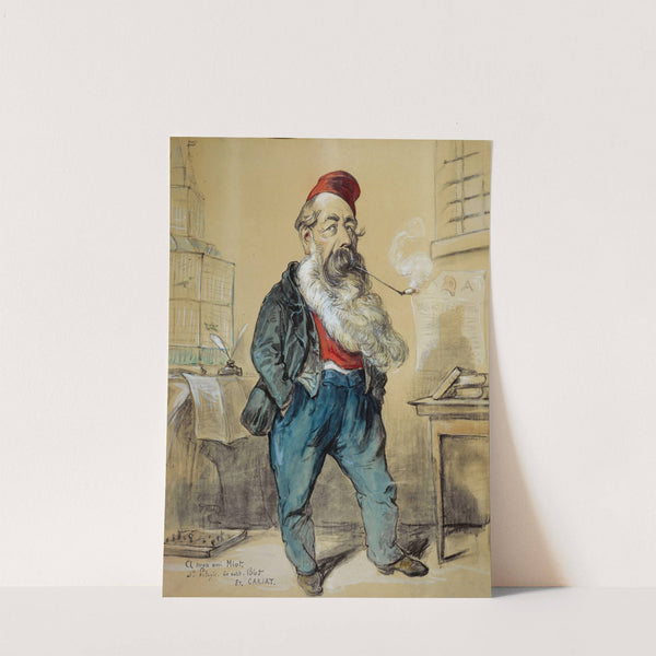 Portrait-charge de Jules Miot (1810-1883), homme politique by Etienne Carjat