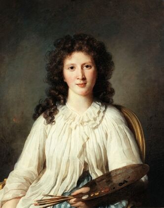 Portrait d’AdÃ©laÃ¯de Binart, Ã©pouse Lenoir (1769-1832), peintre