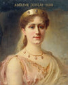Portrait d’Adeline Dudlay (1858-1934), sociÃ©taire de la ComÃ©die-FranÃ§aise, dans le rÃ´le d’AlcmÃ¨ne.