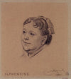 Portrait d’Alphonsine, actrice du Palais Royal.