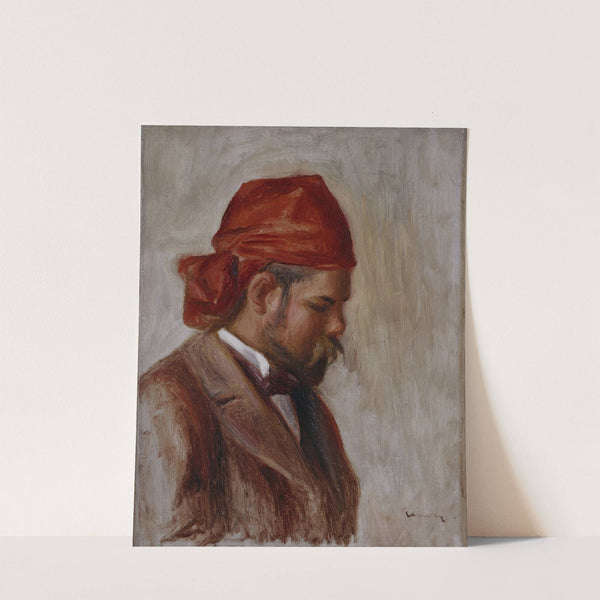 Portrait d&#039;Ambroise Vollard au foulard rouge by Pierre-Auguste Renoir