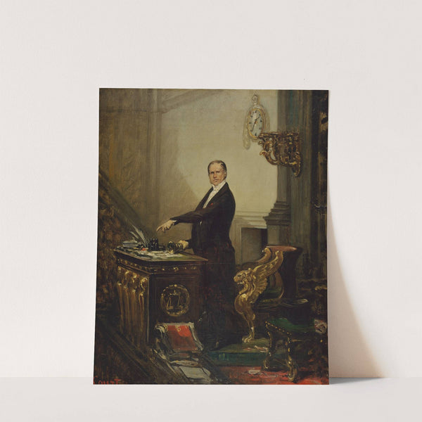 Portrait d&#039;André Dupin (1783-1865), président de l&#039;Assemblée législative en 1850. by Joseph-Désiré Court