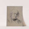 Portrait de Béranger Pierre-Jean (1780-1857) à 70 ans by Thomas Couture