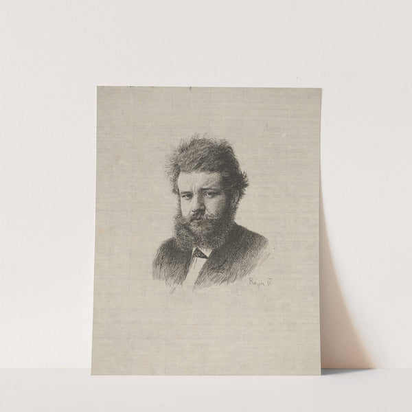 Portrait de Bracquemond (1873) by Paul Adolphe Rajon