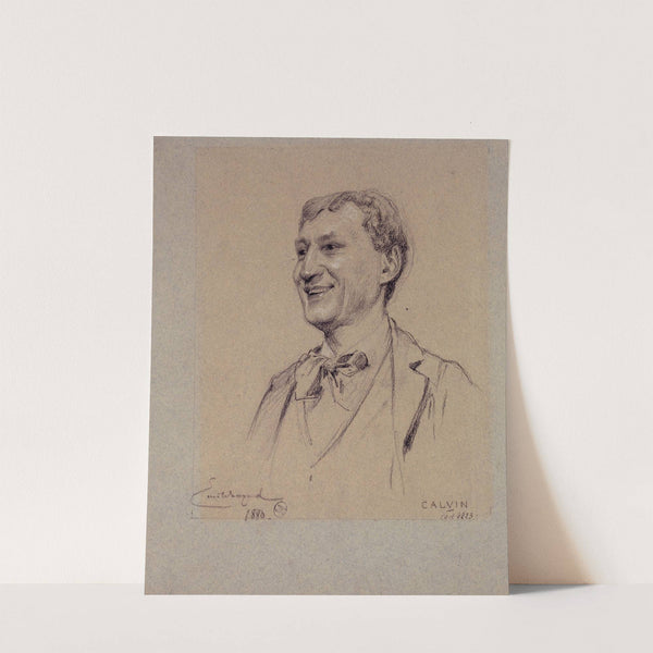 Portrait de Calvin, acteur du Palais Royal. by Émile-Antoine Bayard