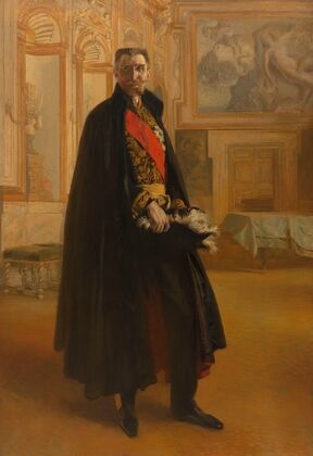 Portrait de Camille Barrère au palais Farnèse (1906)