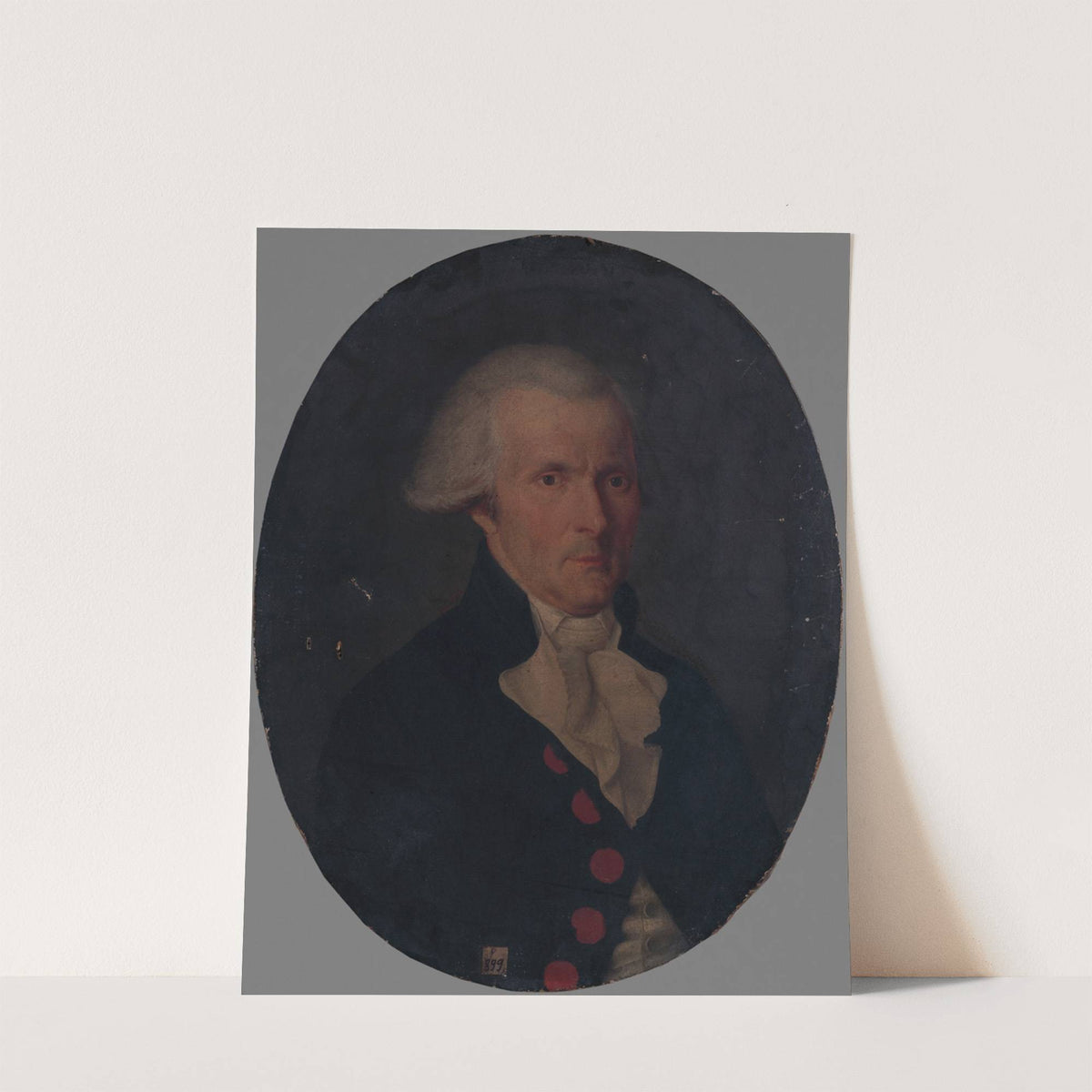 Portrait de Denis Le Roy, vétérinaire de la maison du roi Louis XVI by Sébastien Le Roy