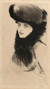Portrait de femme au chapeau