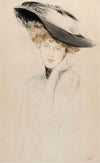 Portrait de femme au chapeau