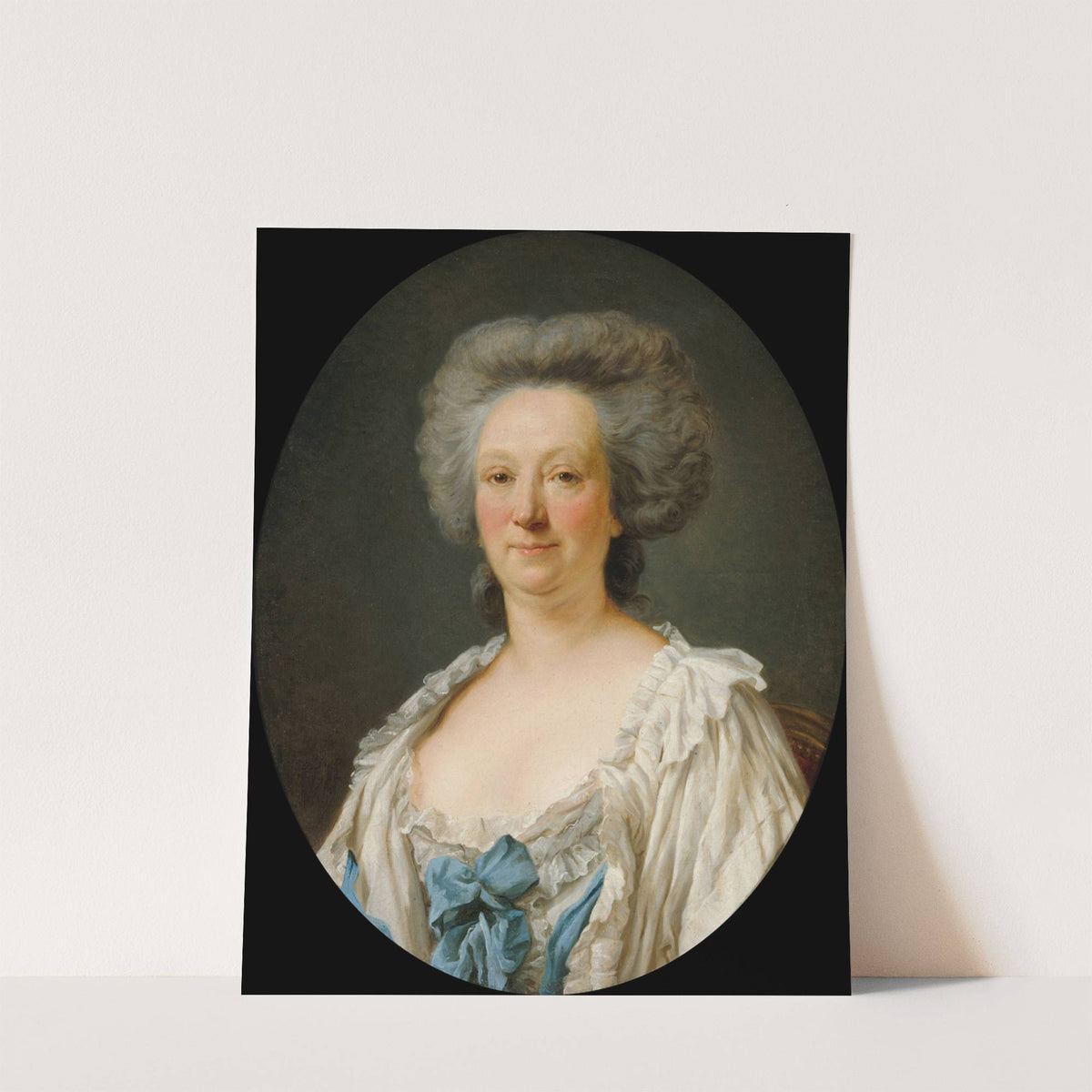 Portrait de femme autrefois identifiée comme Mme Geoffrin by Jean-François Gilles Colson