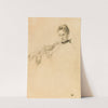 Portrait de femme avec étude de positionnement de bras droit by Ary Ernest Renan