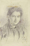 Portrait de femme en buste, de trois-quarts vers la droite (1895)