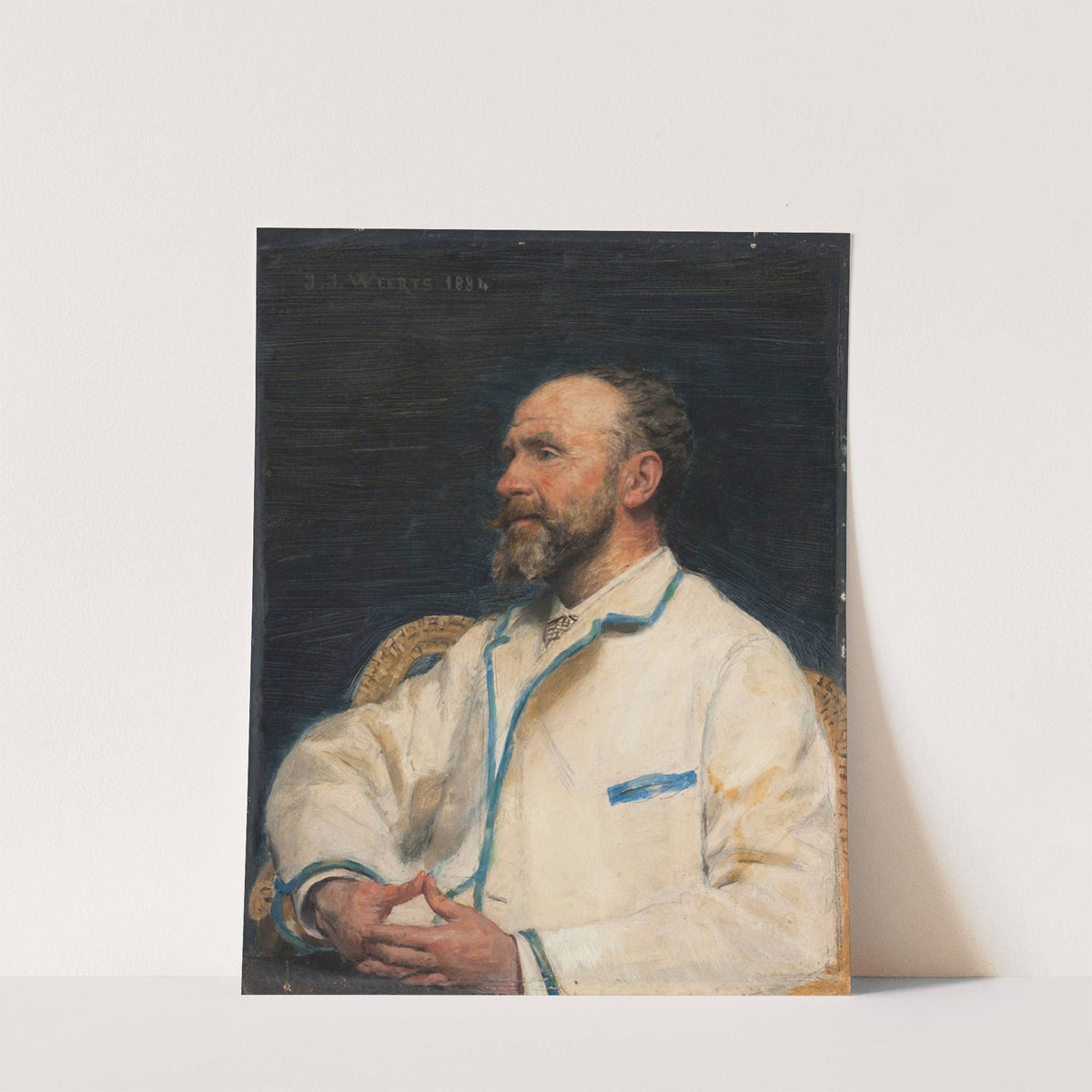 Portrait de Firmin Javel by Jean Joseph Weerts