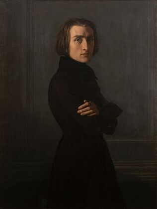 Portrait de Franz Liszt (1811-1886), compositeur et pianiste
